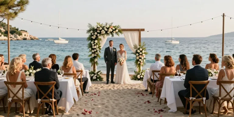 mariage plage antibes
