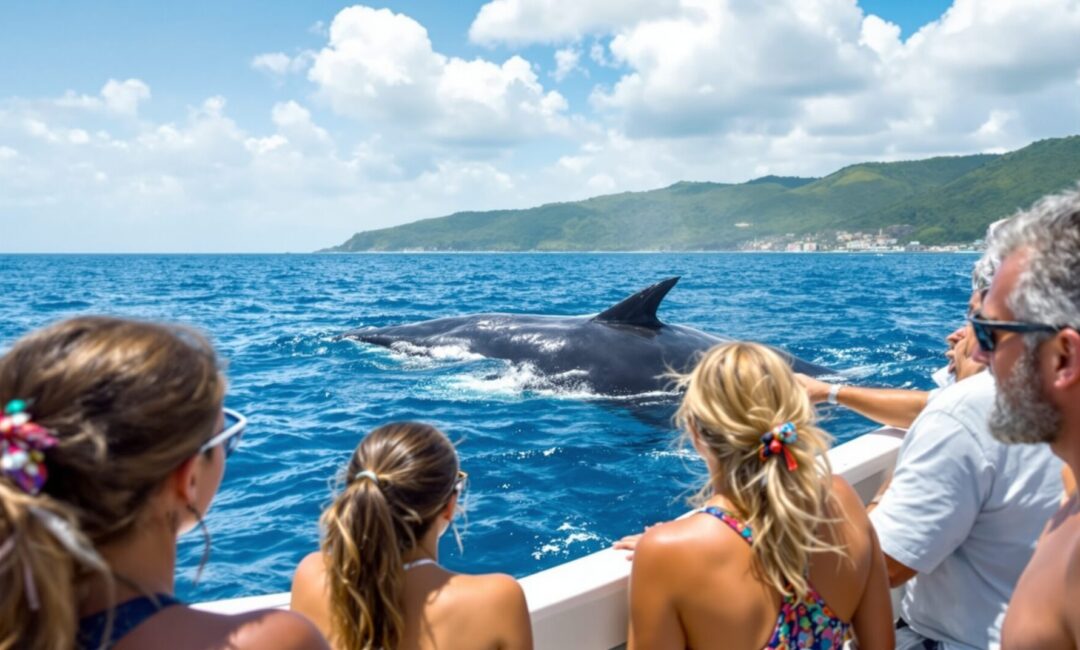 quand voir des baleines en martinique